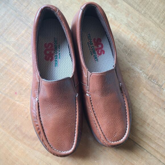 SAS Twin Leather Slip On Loafers Womens Size 8 N  Tripad Comfort Shoes - Picture 6 of 6